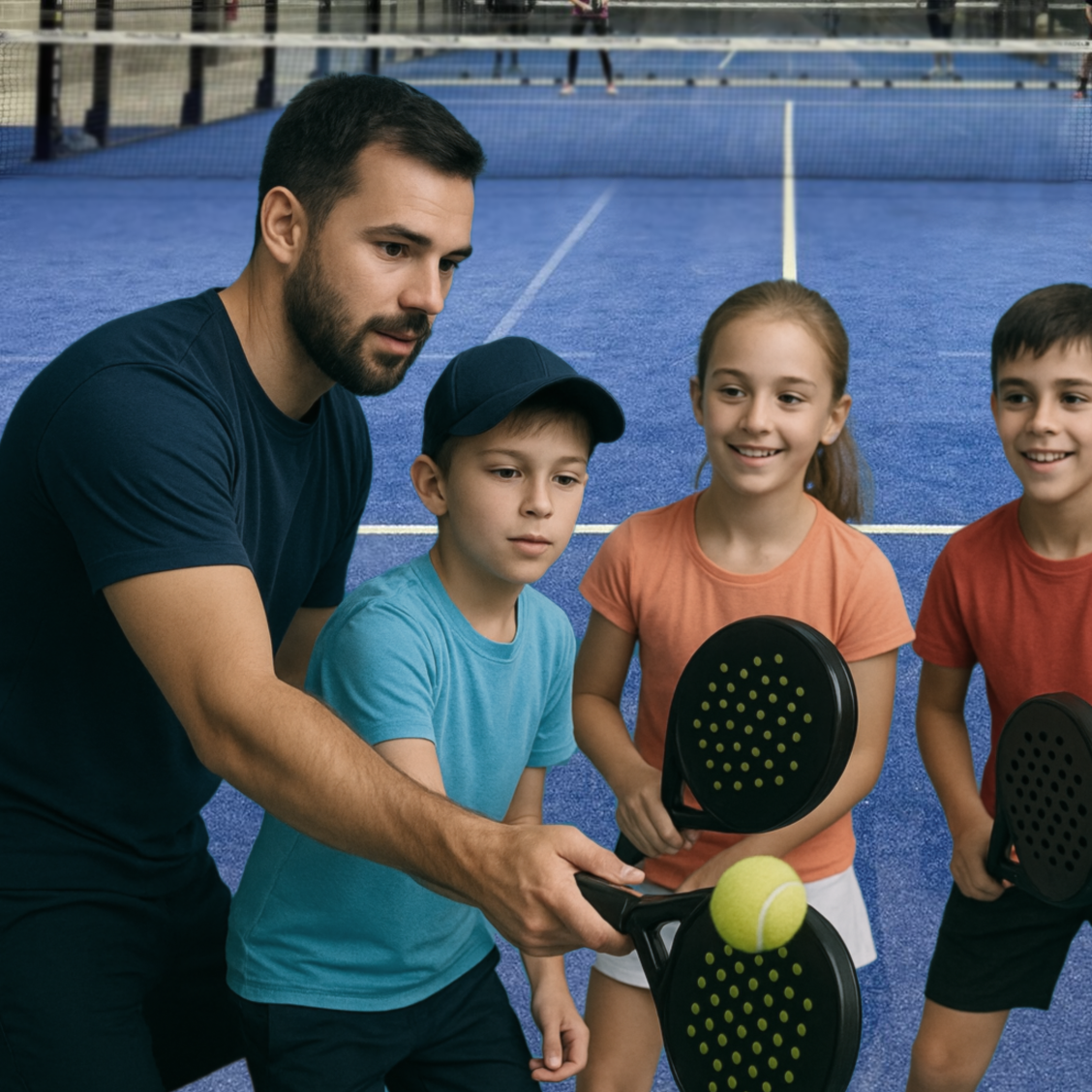 Corsi di padel per bambini da 2B Padel Club a Udine